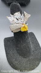 MaxSold Auction: Sterling silver cocktail ring - Markham (Ontario, Canada) PARTNER MANAGED Downsizing Online Auction - Loring Crescent