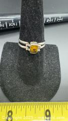 MaxSold Auction: Sterling silver flip reversible ring  - Markham (Ontario, Canada) PARTNER MANAGED Downsizing Online Auction - Loring Crescent