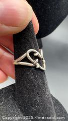 MaxSold Auction: Sterling Silver heart ring size 7.5 - Markham (Ontario, Canada) PARTNER MANAGED Downsizing Online Auction - Loring Crescent