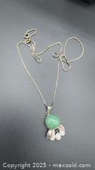 MaxSold Auction: Sterling silver jade pearl pendant necklace - Markham (Ontario, Canada) PARTNER MANAGED Downsizing Online Auction - Loring Crescent