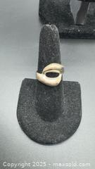 MaxSold Auction: Sterling silver modernist ring  - Markham (Ontario, Canada) PARTNER MANAGED Downsizing Online Auction - Loring Crescent