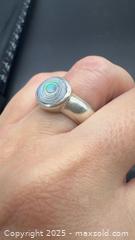 MaxSold Auction: Sterling silver ring with abalone shell - Markham (Ontario, Canada) PARTNER MANAGED Downsizing Online Auction - Loring Crescent