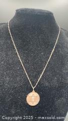 MaxSold Auction: Sterling silver Star of David pendant on figaro necklace  - Markham (Ontario, Canada) PARTNER MANAGED Downsizing Online Auction - Loring Crescent
