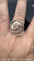 MaxSold Auction: Striking abstract sterling silver wrap ring - Markham (Ontario, Canada) PARTNER MANAGED Downsizing Online Auction - Loring Crescent