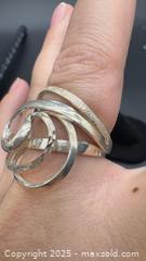 MaxSold Auction: Striking abstract sterling silver wrap ring - Markham (Ontario, Canada) PARTNER MANAGED Downsizing Online Auction - Loring Crescent