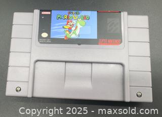 MaxSold Auction: Super Mario Nintendo cartridge  - Markham (Ontario, Canada) PARTNER MANAGED Downsizing Online Auction - Loring Crescent