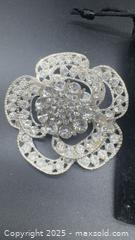 MaxSold Auction: Two floral shaped brooches  - Markham (Ontario, Canada) PARTNER MANAGED Downsizing Online Auction - Loring Crescent