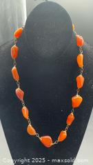 MaxSold Auction: Vintage carnelian necklace  - Markham (Ontario, Canada) PARTNER MANAGED Downsizing Online Auction - Loring Crescent