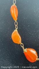 MaxSold Auction: Vintage carnelian necklace  - Markham (Ontario, Canada) PARTNER MANAGED Downsizing Online Auction - Loring Crescent