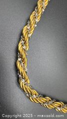 MaxSold Auction: Vintage Monet rope necklace  - Markham (Ontario, Canada) PARTNER MANAGED Downsizing Online Auction - Loring Crescent