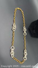 MaxSold Auction: Vintage Richelieu gold tone necklace with pearls  - Markham (Ontario, Canada) PARTNER MANAGED Downsizing Online Auction - Loring Crescent