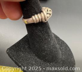 MaxSold Auction: Vintage sterling silver Metropolitan Museum of Art (MMA) knot ring - Markham (Ontario, Canada) PARTNER MANAGED Downsizing Online Auction - Loring Crescent