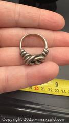 MaxSold Auction: Vintage sterling silver Metropolitan Museum of Art (MMA) knot ring - Markham (Ontario, Canada) PARTNER MANAGED Downsizing Online Auction - Loring Crescent