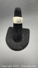 MaxSold Auction: Wide Sterling silver dome ring  - Markham (Ontario, Canada) PARTNER MANAGED Downsizing Online Auction - Loring Crescent