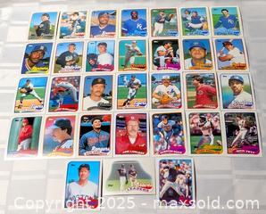 MaxSold Auction: 1980'S BASEBALL CARD MIXED LOT OF 31 - Kingston (Ontario, Canada) SELLER MANAGED Downsizing Online Auction - Rosemund Crescent