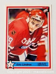 MaxSold Auction: 1991 ERIC LINDROS OHL HOCKEY CARD - Kingston (Ontario, Canada) SELLER MANAGED Downsizing Online Auction - Rosemund Crescent