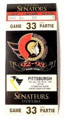 MaxSold Auction: 1993 OTTAWA SENATORS VS PITTSBURGH PENGUINS GAME TICKET - Kingston (Ontario, Canada) SELLER MANAGED Downsizing Online Auction - Rosemund Crescent