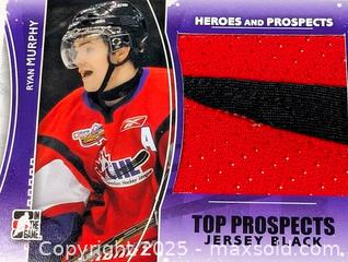 MaxSold Auction: 2012 RYAN MURPHY GAME JERSEY SWATCH HOCKEY CARD - Kingston (Ontario, Canada) SELLER MANAGED Downsizing Online Auction - Rosemund Crescent
