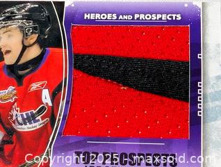 MaxSold Auction: 2012 RYAN MURPHY GAME JERSEY SWATCH HOCKEY CARD - Kingston (Ontario, Canada) SELLER MANAGED Downsizing Online Auction - Rosemund Crescent