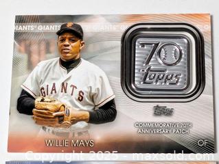 MaxSold Auction: 2021 TOPPS COMMEMORATIVE METAL PATCH CARDS - Kingston (Ontario, Canada) SELLER MANAGED Downsizing Online Auction - Rosemund Crescent