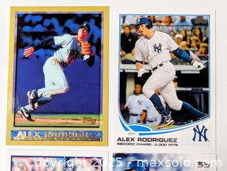 MaxSold Auction: ALEX RODRIGUEZ BASEBALL CARD LOT OF 4 - Kingston (Ontario, Canada) SELLER MANAGED Downsizing Online Auction - Rosemund Crescent