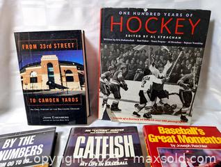 MaxSold Auction: HOCKEY AND BASEBALL BOOKS - Kingston (Ontario, Canada) SELLER MANAGED Downsizing Online Auction - Rosemund Crescent