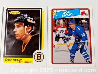 MaxSold Auction: HOCKEY STAR PLAYERS CARD LOT OF 3 - Kingston (Ontario, Canada) SELLER MANAGED Downsizing Online Auction - Rosemund Crescent