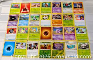 MaxSold Auction: POKEMON GAME TRADING CARD LOT OF 28 - Kingston (Ontario, Canada) SELLER MANAGED Downsizing Online Auction - Rosemund Crescent
