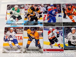 MaxSold Auction: UPPER DECK YOUNG GUNS ROOKIE CARD LOT OF 10 - Kingston (Ontario, Canada) SELLER MANAGED Downsizing Online Auction - Rosemund Crescent