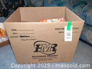 MaxSold Auction: 3/4 full box of assorted worsted weight yarn - London (Ontario, Canada) PARTNER MANAGED Estate Sale Online Auction - Alayne Crescent