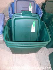 MaxSold Auction: (A) Three green Rubbermaid ECOSense High-Top Storage Totes - London (Ontario, Canada) PARTNER MANAGED Estate Sale Online Auction - Alayne Crescent