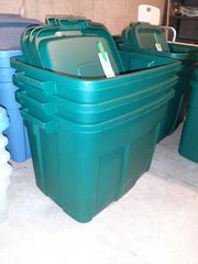 MaxSold Auction: (A) Three green Rubbermaid ECOSense High-Top Storage Totes - London (Ontario, Canada) PARTNER MANAGED Estate Sale Online Auction - Alayne Crescent