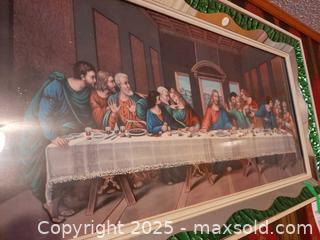 MaxSold Auction: Antique litho print of Leonardo da Vinci's "The Last Supper" in a decorative frame - London (Ontario, Canada) PARTNER MANAGED Estate Sale Online Auction - Alayne Crescent