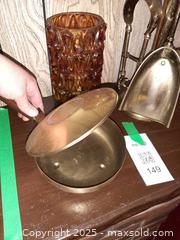 MaxSold Auction: Brass Fireplace tools & amber glass - London (Ontario, Canada) PARTNER MANAGED Estate Sale Online Auction - Alayne Crescent