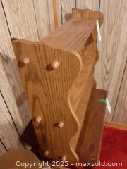 MaxSold Auction: Charming punch work wood wall hanging shelf - London (Ontario, Canada) PARTNER MANAGED Estate Sale Online Auction - Alayne Crescent