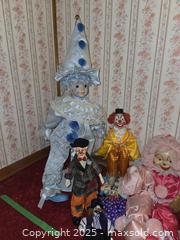 MaxSold Auction: Collection of vintage clown dolls - London (Ontario, Canada) PARTNER MANAGED Estate Sale Online Auction - Alayne Crescent