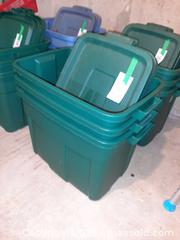 MaxSold Auction: (D) Three green Rubbermaid ECOSense High-Top Storage Totes - London (Ontario, Canada) PARTNER MANAGED Estate Sale Online Auction - Alayne Crescent