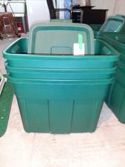 MaxSold Auction: (E) Three green Rubbermaid ECOSense High-Top Storage Totes - London (Ontario, Canada) PARTNER MANAGED Estate Sale Online Auction - Alayne Crescent
