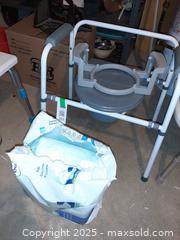 MaxSold Auction: Folding steel commode and TENA pads - London (Ontario, Canada) PARTNER MANAGED Estate Sale Online Auction - Alayne Crescent