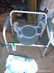 MaxSold Auction: Folding steel commode and TENA pads - London (Ontario, Canada) PARTNER MANAGED Estate Sale Online Auction - Alayne Crescent