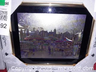 MaxSold Auction: Four framed foil art pictures & two carved wooden plaques - London (Ontario, Canada) PARTNER MANAGED Estate Sale Online Auction - Alayne Crescent