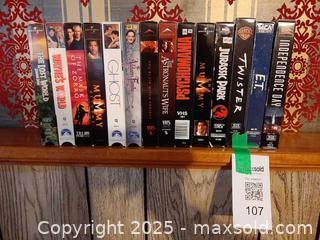MaxSold Auction: Fourteen Assorted VHS movies - London (Ontario, Canada) PARTNER MANAGED Estate Sale Online Auction - Alayne Crescent