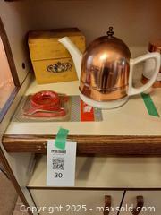 MaxSold Auction: Genin Srudeau Copper Sleeve Teapot & more - London (Ontario, Canada) PARTNER MANAGED Estate Sale Online Auction - Alayne Crescent