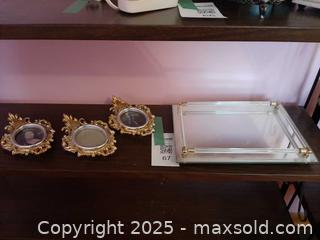MaxSold Auction: Gold-finish metal and acrylic mirrored vanity tray & more - London (Ontario, Canada) PARTNER MANAGED Estate Sale Online Auction - Alayne Crescent