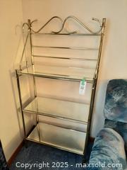 MaxSold Auction: Hollywood Regency brass-toned three-tier mirrored glass shelf - London (Ontario, Canada) PARTNER MANAGED Estate Sale Online Auction - Alayne Crescent