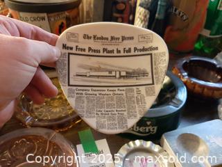 MaxSold Auction: Large assortment of ashtrays/trinket dishes - London (Ontario, Canada) PARTNER MANAGED Estate Sale Online Auction - Alayne Crescent