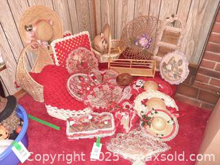 MaxSold Auction: Large Wicker & Lace Assortment  - London (Ontario, Canada) PARTNER MANAGED Estate Sale Online Auction - Alayne Crescent