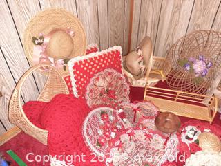 MaxSold Auction: Large Wicker & Lace Assortment  - London (Ontario, Canada) PARTNER MANAGED Estate Sale Online Auction - Alayne Crescent