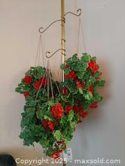 MaxSold Auction: MCM Brass tension pole plant stand with artificial plants - London (Ontario, Canada) PARTNER MANAGED Estate Sale Online Auction - Alayne Crescent