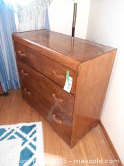 MaxSold Auction: Mid-century modern walnut chest of drawers - London (Ontario, Canada) PARTNER MANAGED Estate Sale Online Auction - Alayne Crescent